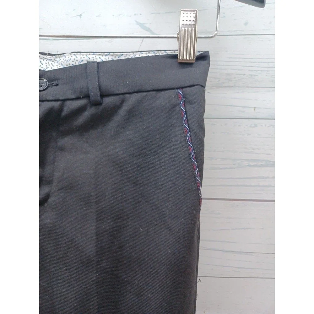 Kids World Of USA Dress Suit Pants Boys Size 14 Black Dressy